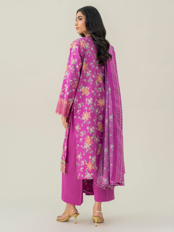 Limelight 3 Piece Khaddar Suit-Embroidered (Pret)