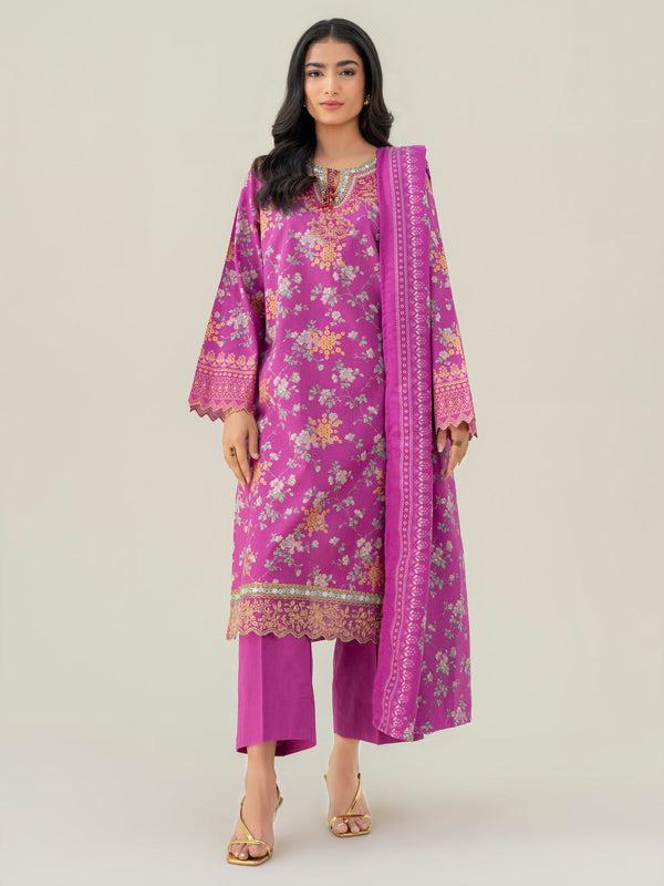 limelight 3 Piece Khaddar Suit-Embroidered (Pret)