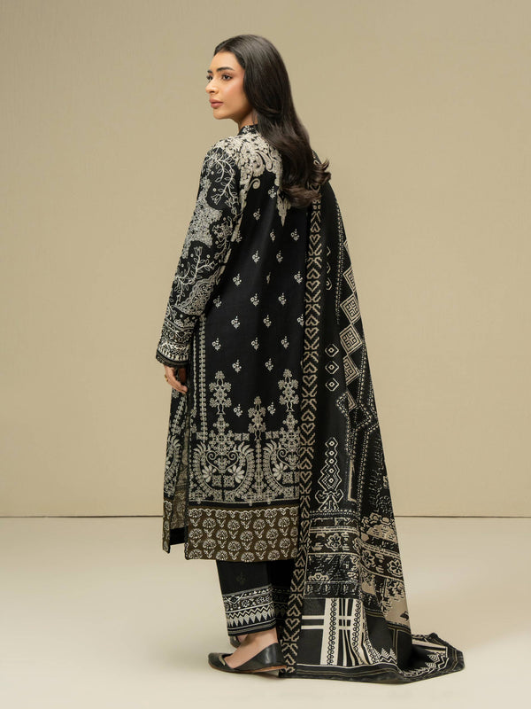 Limelight 3 Piece Khaddar Suit-Paste Print (Pret)