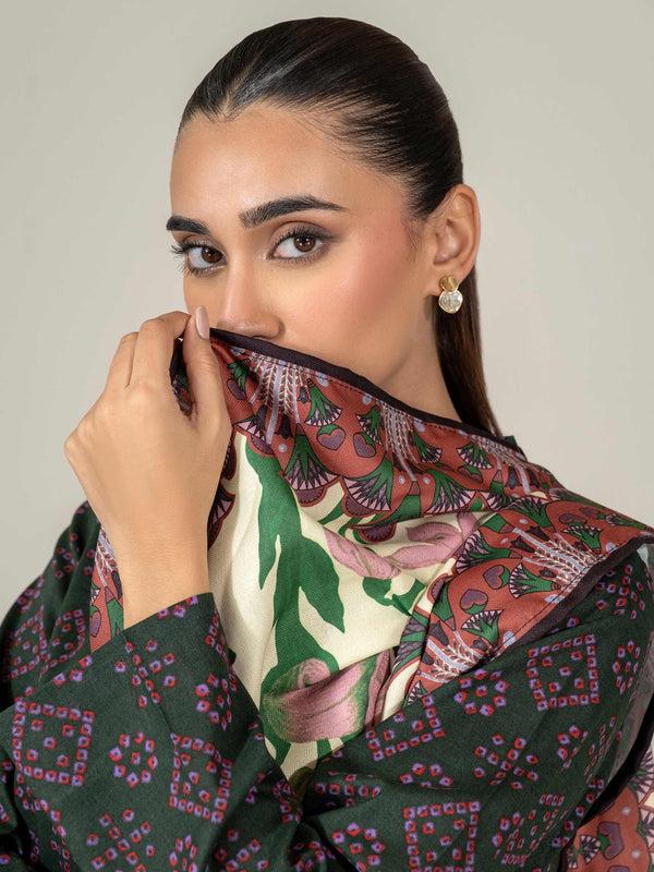 Limelight 3 Piece Khaddar Suit-Printed (Unstitched)