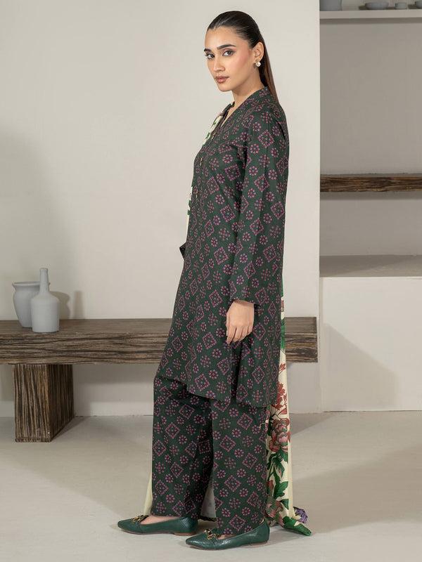 Limelight 3 Piece Khaddar Suit-Printed (Unstitched)