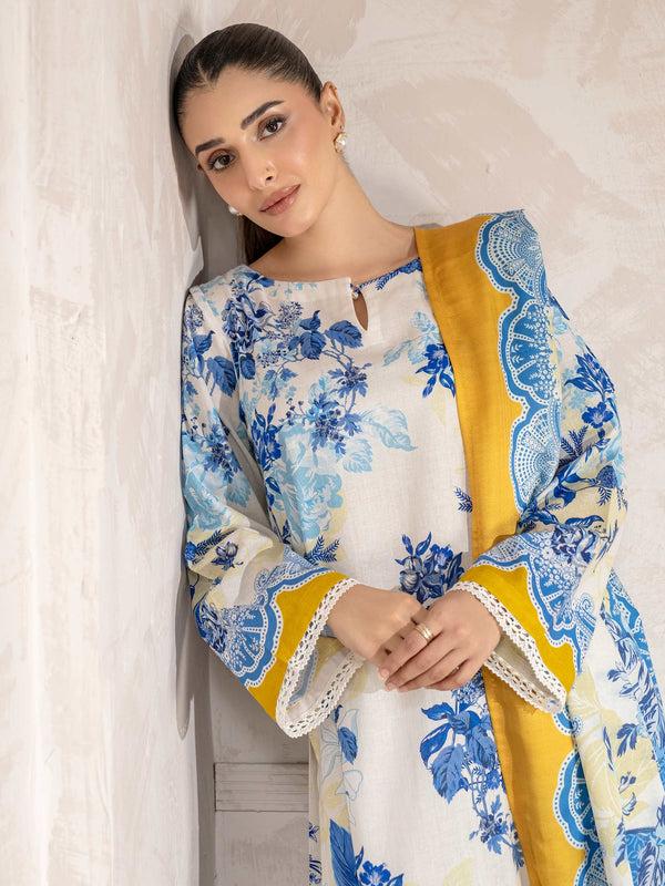 limelight 3 Piece Khaddar Suit-Printed (Unstitched)