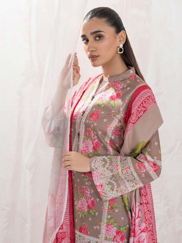 limelight 3 Piece Khaddar Suit-Printed (Unstitched)