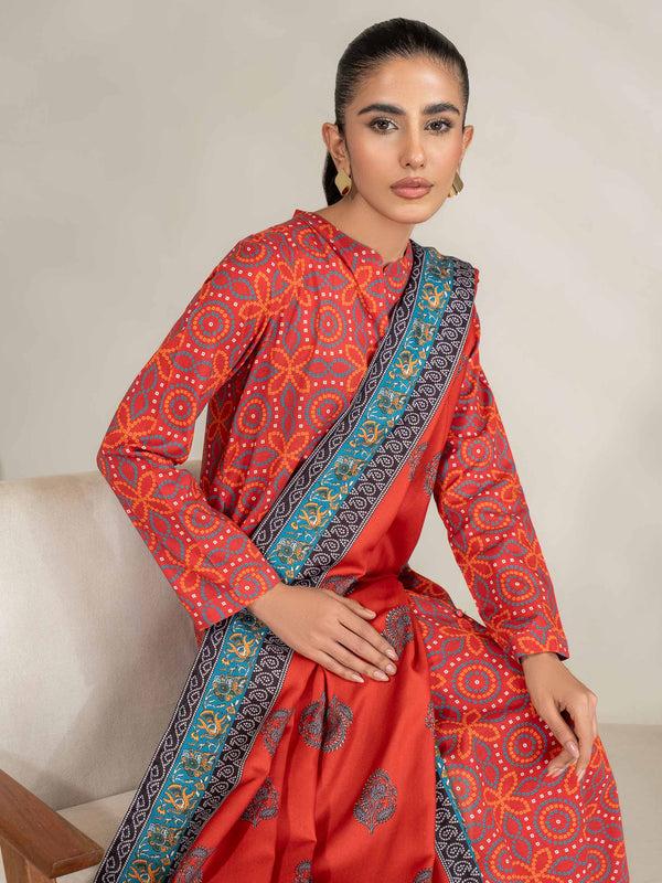 Limelight 3 Piece Khaddar Suit-Printed (Unstitched)