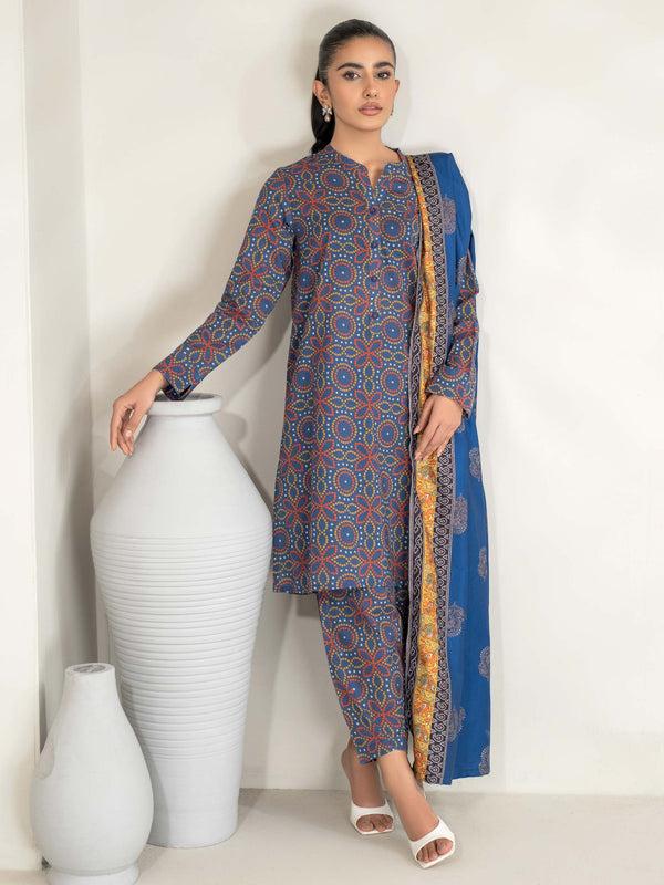 limelight 3 Piece Khaddar Suit-Printed (Unstitched)