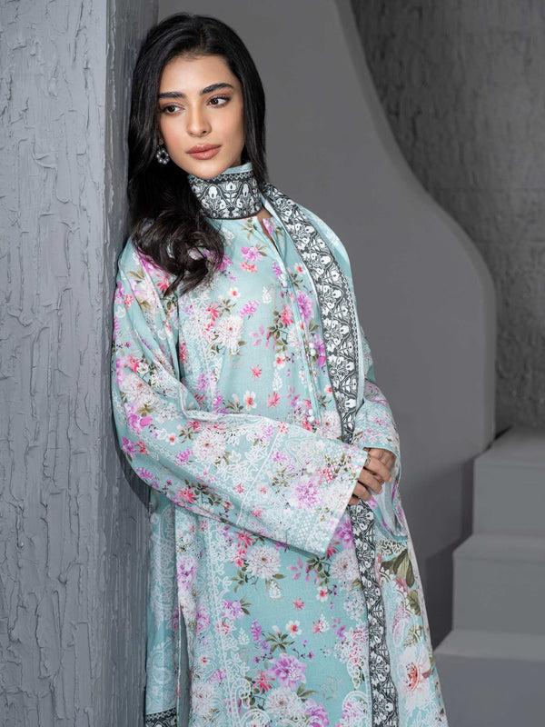 Limelight 3 Piece Khaddar Suit-Printed (Unstitched)