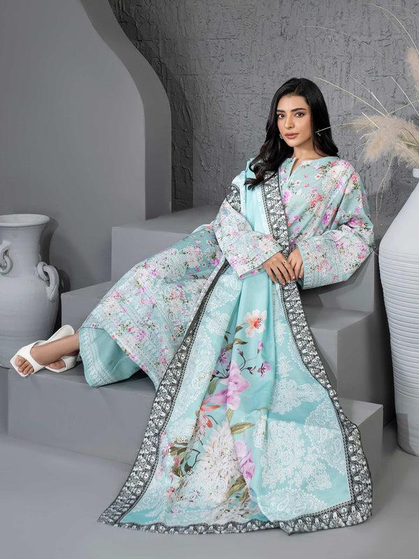 limelight 3 Piece Khaddar Suit-Printed (Unstitched)