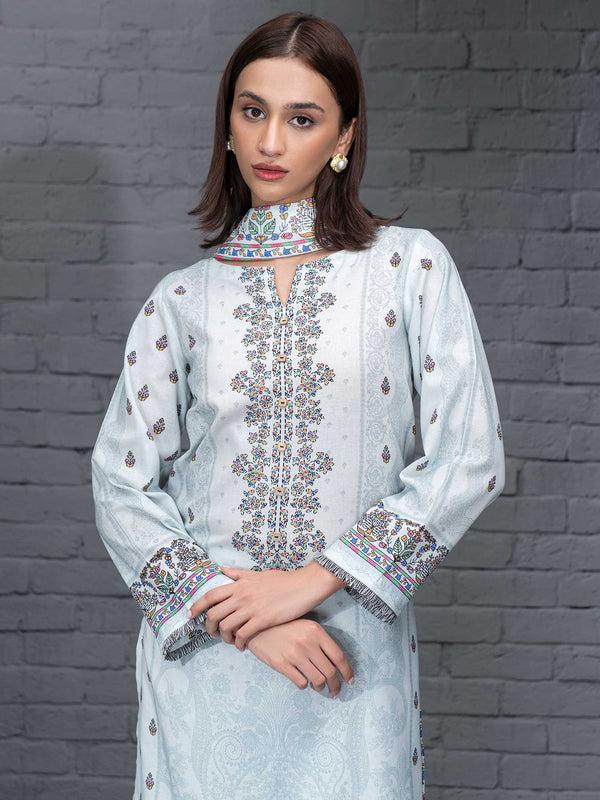 limelight 3 Piece Khaddar Suit-Printed (Unstitched)