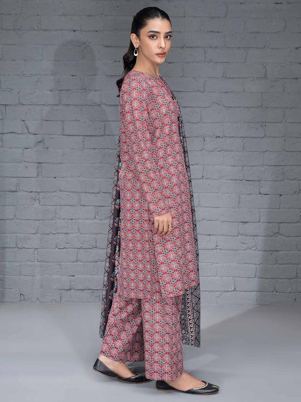 Limelight 3 Piece Khaddar Suit-Printed (Unstitched)