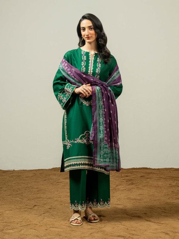 Limelight 3 Piece Lawn Suit-Embroidered (Pret)