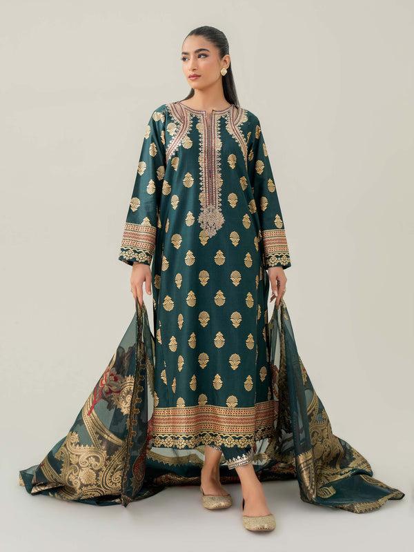 Limelight 3 Piece Lawn Suit-Embroidered (Pret)