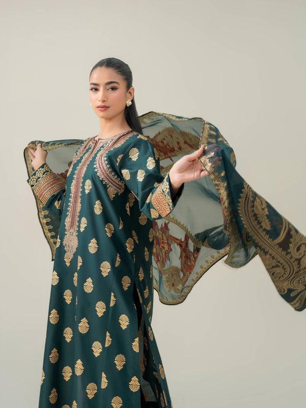 limelight 3 Piece Lawn Suit-Embroidered (Pret)