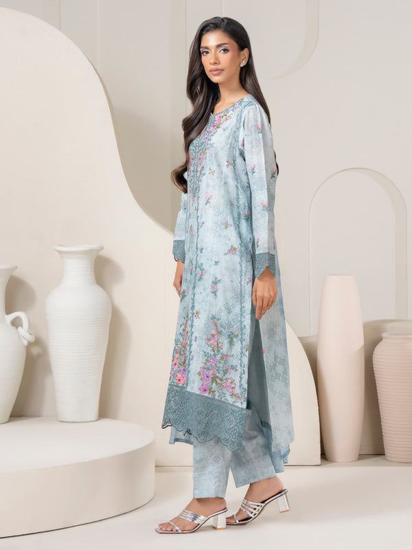 Limelight 3 Piece Lawn Suit-Embroidered (Pret)
