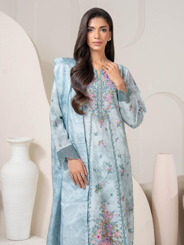 Limelight 3 Piece Lawn Suit-Embroidered (Pret)