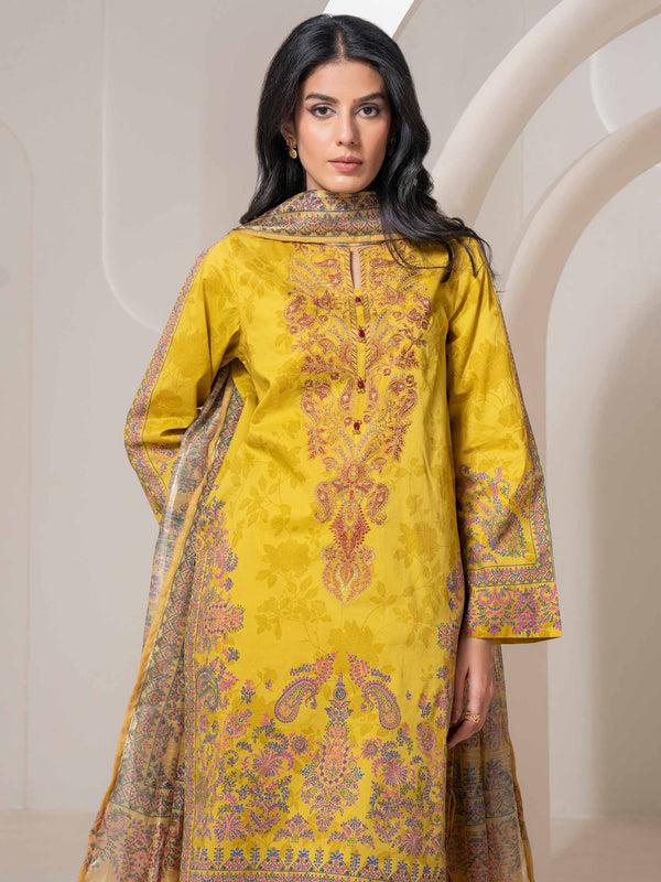 Limelight 3 Piece Lawn Suit-Embroidered (Pret)