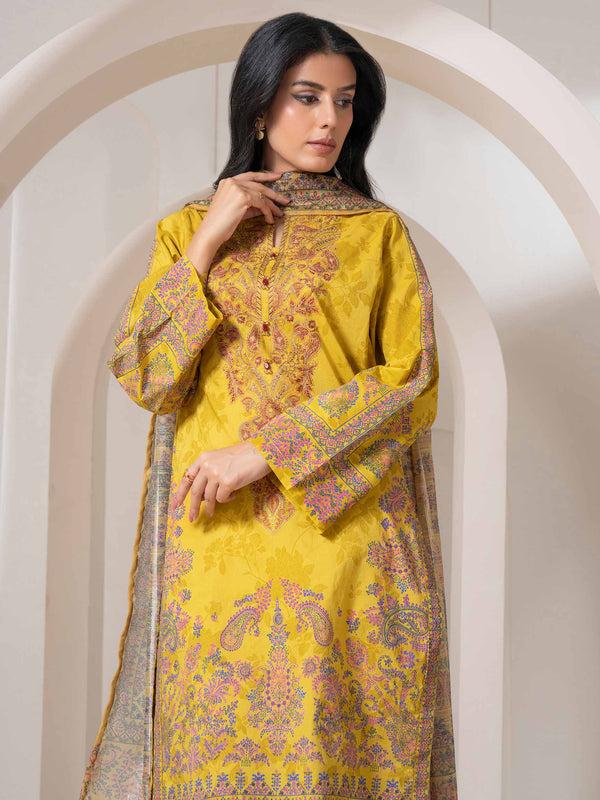 Limelight 3 Piece Lawn Suit-Embroidered (Pret)