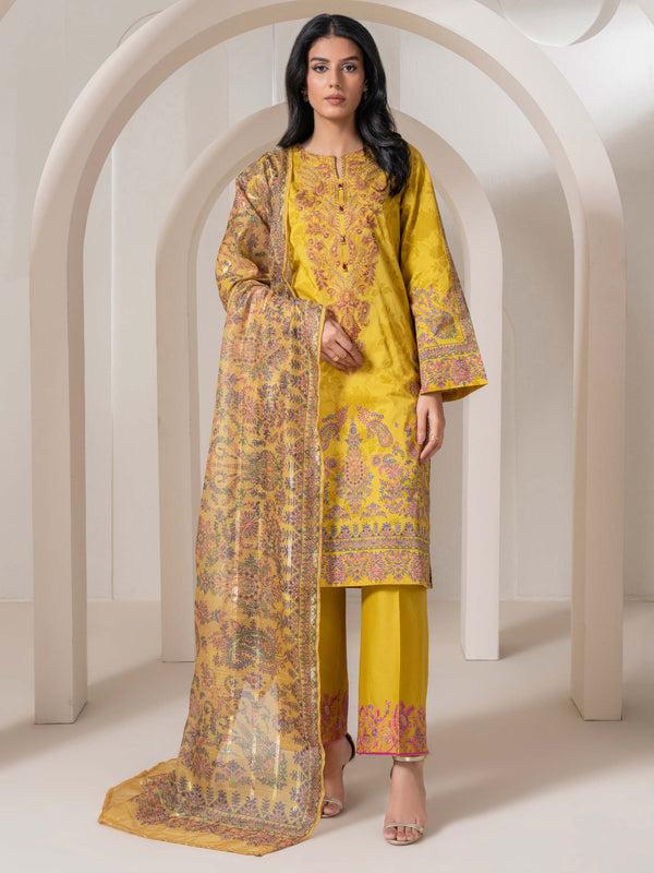 limelight 3 Piece Lawn Suit-Embroidered (Pret)