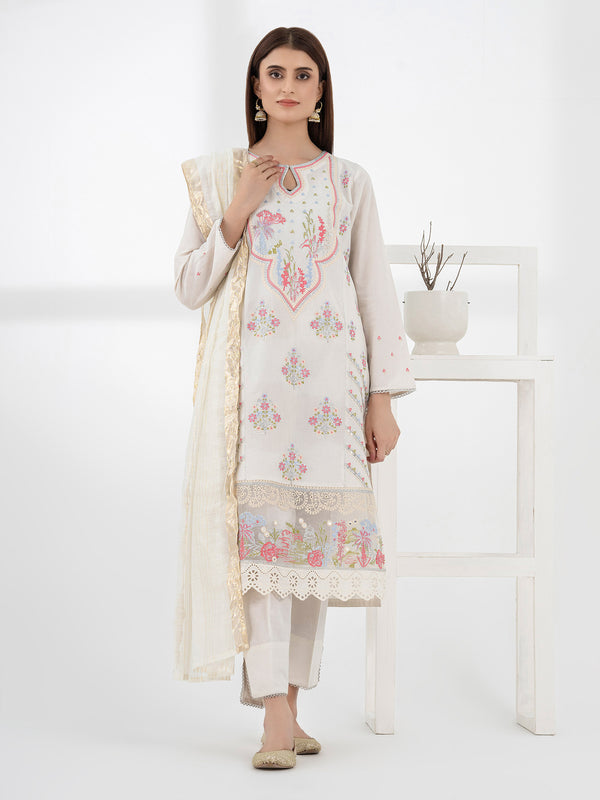 limelight 3 Piece Lawn Suit-Embroidered (Pret)