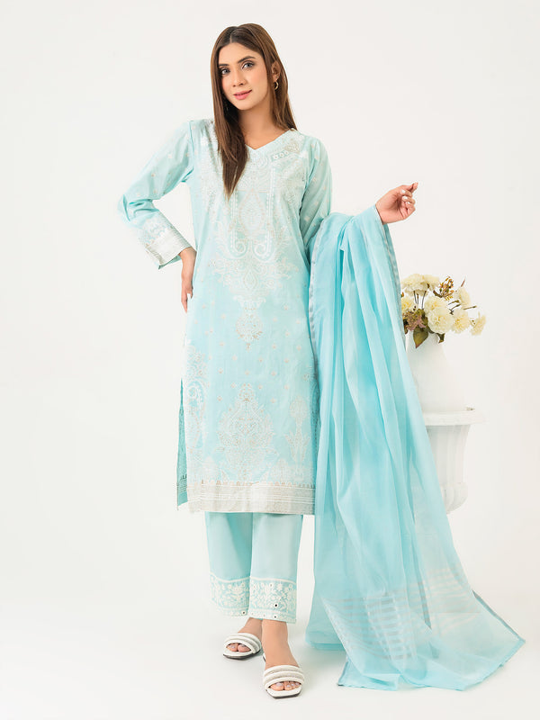 limelight 3 Piece Lawn Suit-Embroidered (Pret)