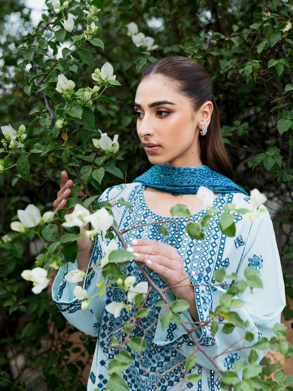 Limelight 3 Piece Lawn Suit-Embroidered (Pret)