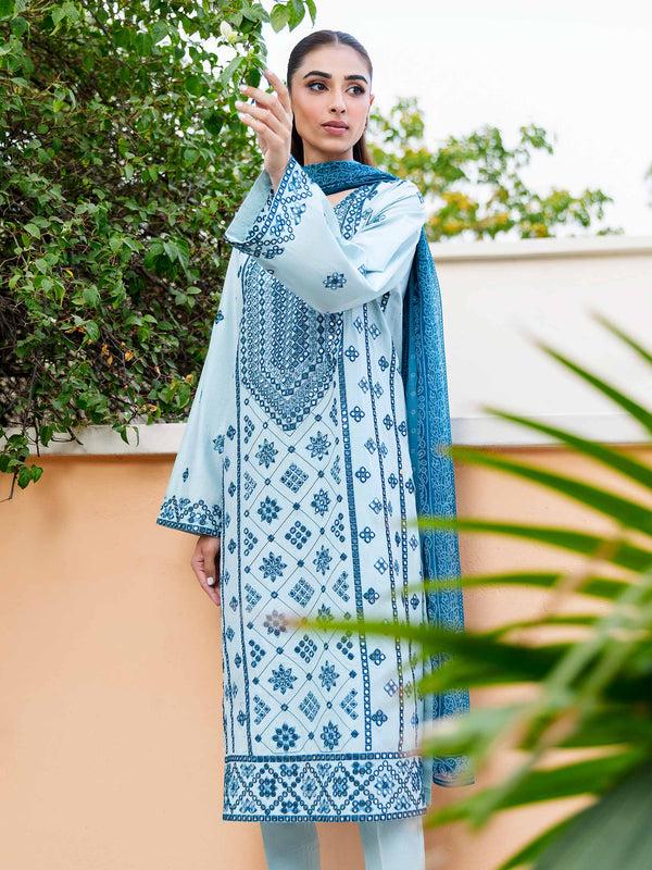 Limelight 3 Piece Lawn Suit-Embroidered (Pret)