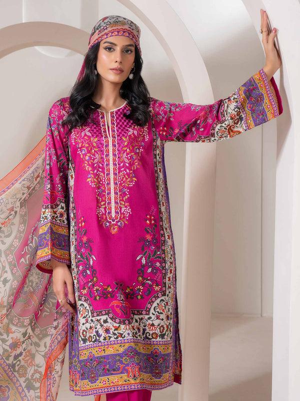 Limelight 3 Piece Lawn Suit-Embroidered (Pret)