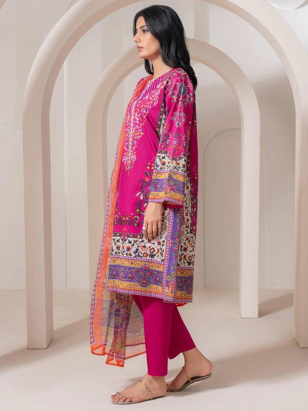 Limelight 3 Piece Lawn Suit-Embroidered (Pret)