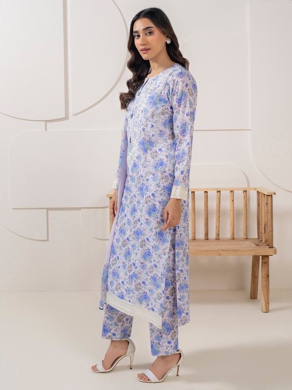 Limelight 3 Piece Lawn Suit-Embroidered (Pret)