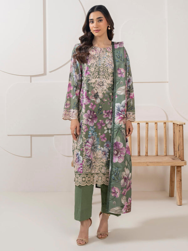 limelight 3 Piece Lawn Suit-Embroidered (Pret)