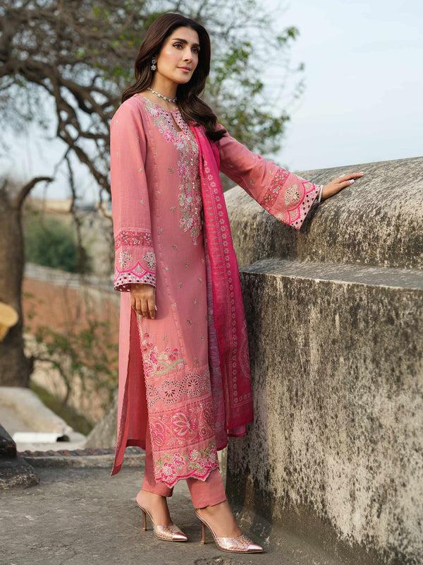 Limelight 3 Piece Lawn Suit-Embroidered (Pret)