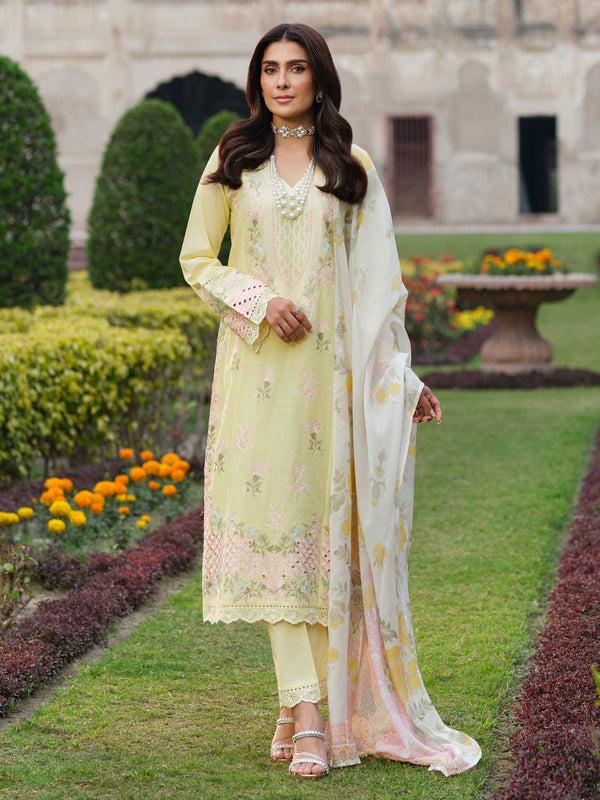 limelight 3 Piece Lawn Suit-Embroidered (Pret)