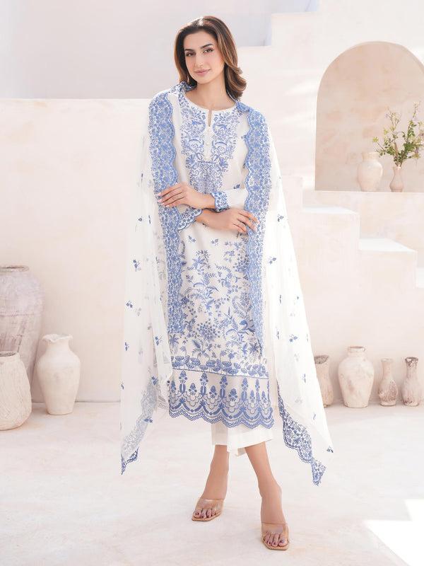 Limelight 3 Piece Lawn Suit-Embroidered (Unstitched)