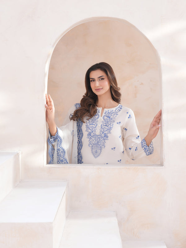 Limelight 3 Piece Lawn Suit-Embroidered (Unstitched)