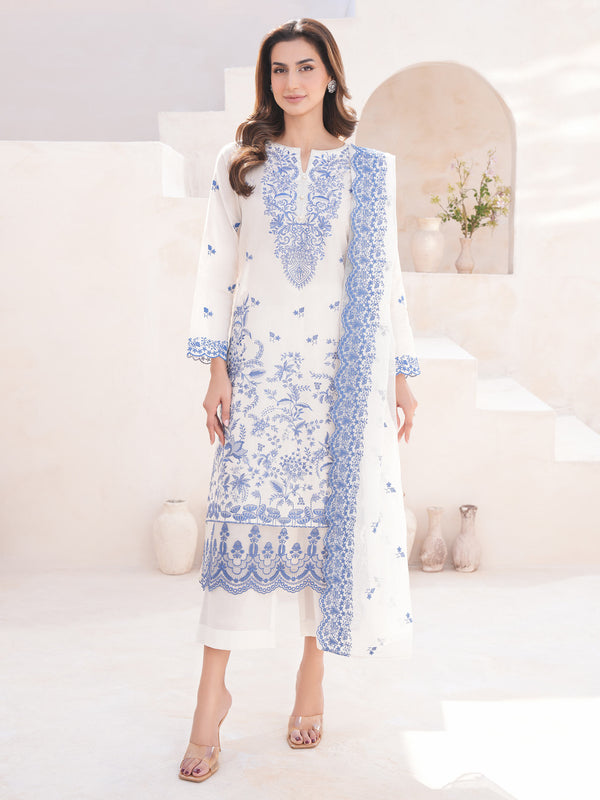 Limelight 3 Piece Lawn Suit-Embroidered (Unstitched)