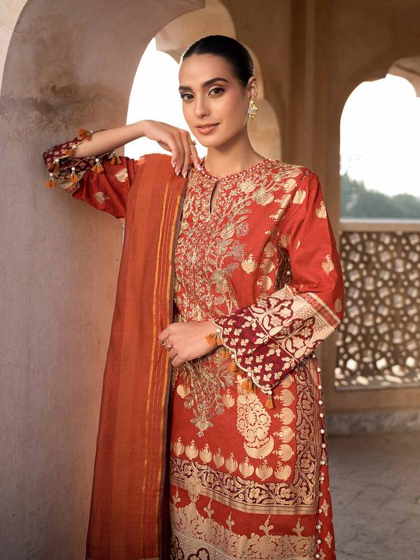 Limelight 3 Piece Lawn Suit-Embroidered (Unstitched)