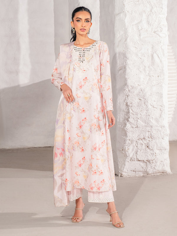 Limelight 3 Piece Lawn Suit-Embroidered (Unstitched)