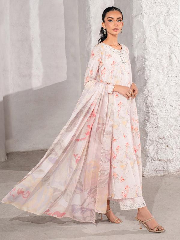 limelight 3 Piece Lawn Suit-Embroidered (Unstitched)