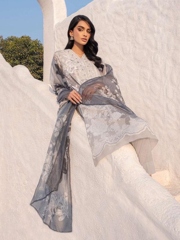 Limelight 3 Piece Lawn Suit-Embroidered (Unstitched)