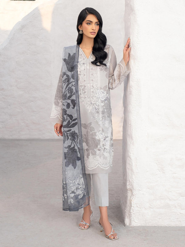 Limelight 3 Piece Lawn Suit-Embroidered (Unstitched)