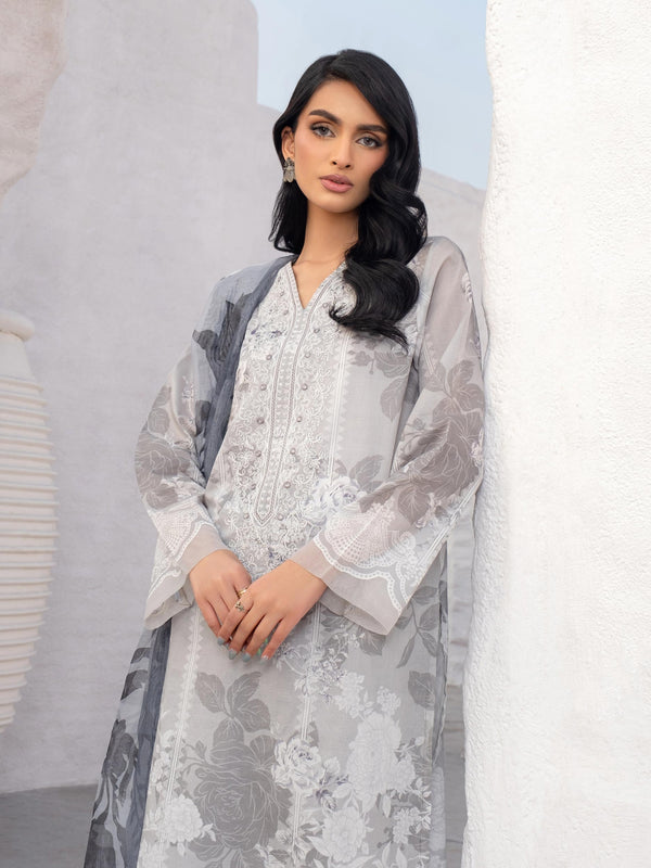 limelight 3 Piece Lawn Suit-Embroidered (Unstitched)