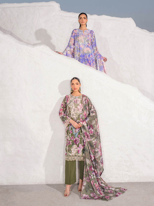 limelight 3 Piece Lawn Suit-Embroidered (Unstitched)