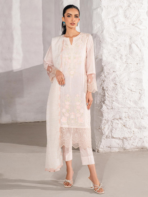 Limelight 3 Piece Lawn Suit-Embroidered (Unstitched)