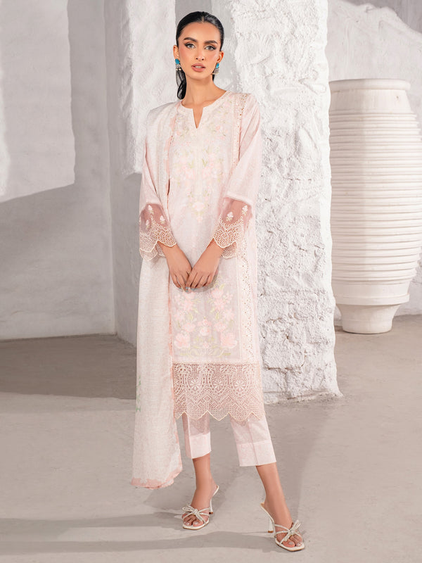 Limelight 3 Piece Lawn Suit-Embroidered (Unstitched)