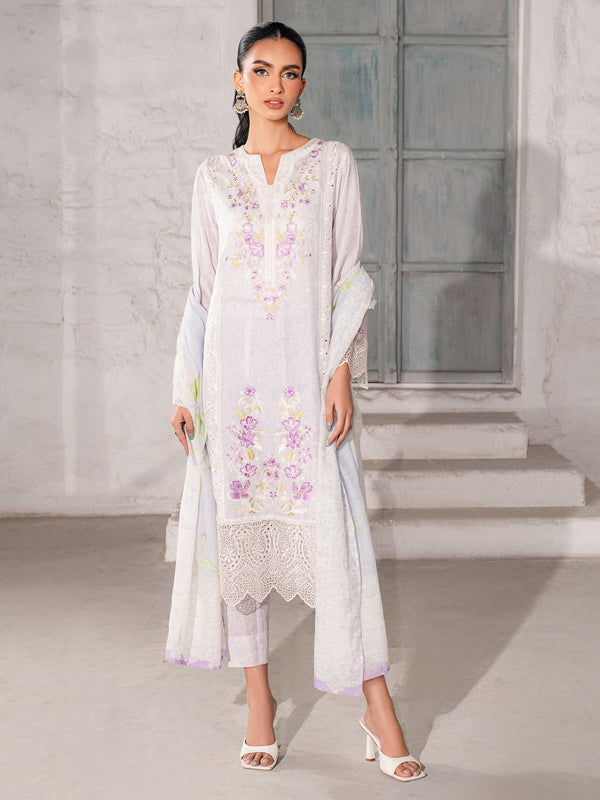 Limelight 3 Piece Lawn Suit-Embroidered (Unstitched)