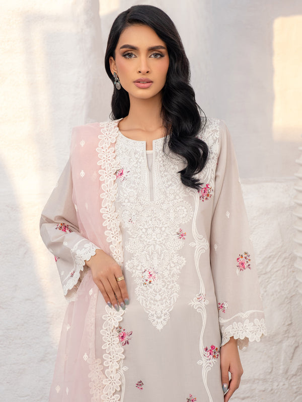 Limelight 3 Piece Lawn Suit-Embroidered (Unstitched)