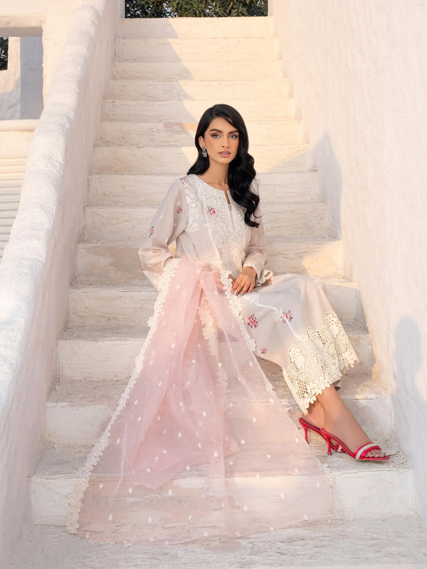 limelight 3 Piece Lawn Suit-Embroidered (Unstitched)