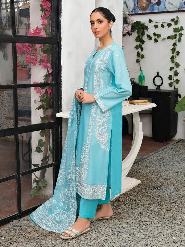 Limelight 3 Piece Lawn Suit-Embroidered (Unstitched)
