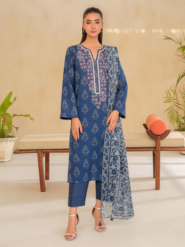 Limelight 3 Piece Lawn Suit-Embroidered (Unstitched)