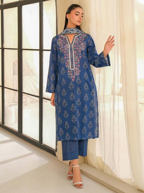 Limelight 3 Piece Lawn Suit-Embroidered (Unstitched)