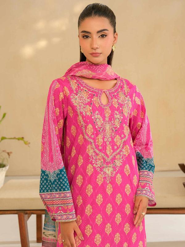Limelight 3 Piece Lawn Suit-Embroidered (Unstitched)